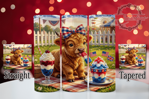 Download American Highland Cow USA Pride Tumbler - Usa pride tumbler Collection