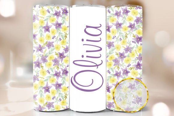 Download Custom Name Tumbler Wrap Spring Design - Custom name tumbler Collection